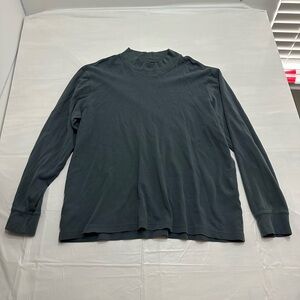 Eddie Bauer Men's Dark Gray Long Sleeve Shirt